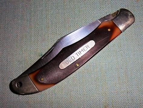 VINTAGE SCHRADE OLD TIMER FOLDING KNIFE S/N881