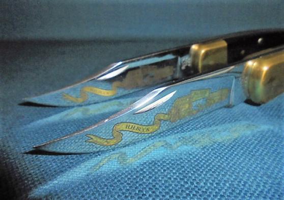 TWO 1988 LIMITED EDITION BUCK FOLDING KNIVES S/N060