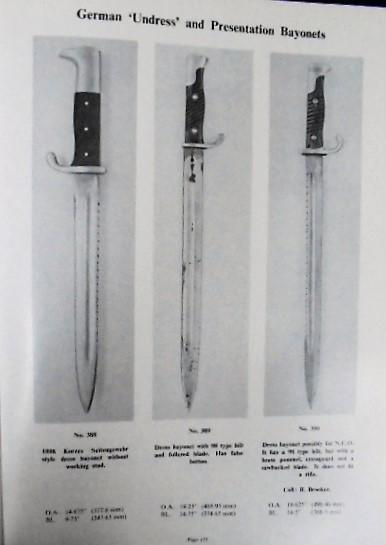 THE BAYONET BOOK BY WATTS AND WHITE S/N 0186