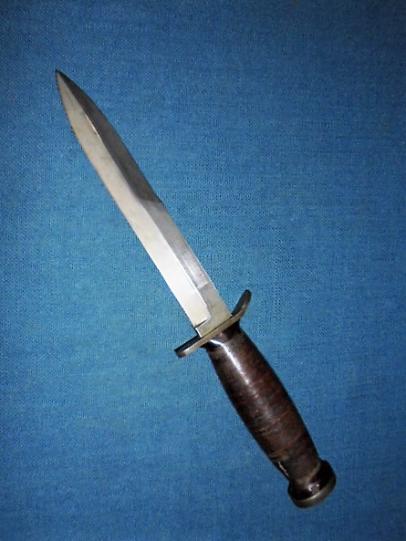 WW11 UNMARKED M3 FIGHTING KNIFE S/N 0264
