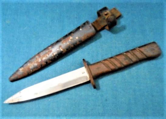 WW1 GERMAN TRENCH KNIFE S/N 0525