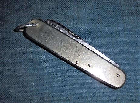 WW1 OFFICER'S PRIVATE PURCHASE CLASP KNIFE S/N 0728