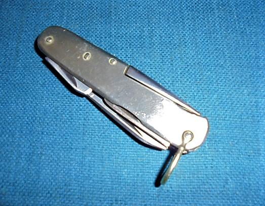 WW1 OFFICER'S PRIVATE PURCHASE CLASP KNIFE S/N 0729