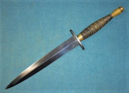 Rare WW11 Beaded & Ribbed Commando Knife S/n 0844