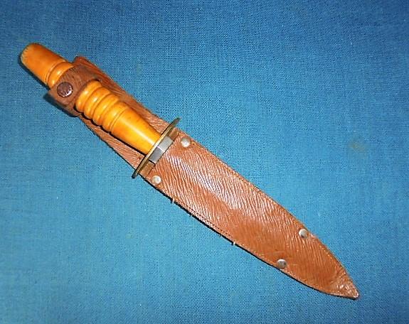 Scarce WW11 Wooden Gripped Commando Knife S/n 02113