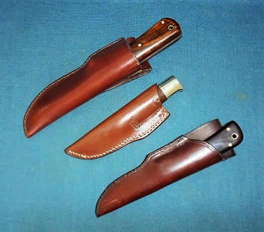 Three Vintage Brian Sampson Knives S/n 02135