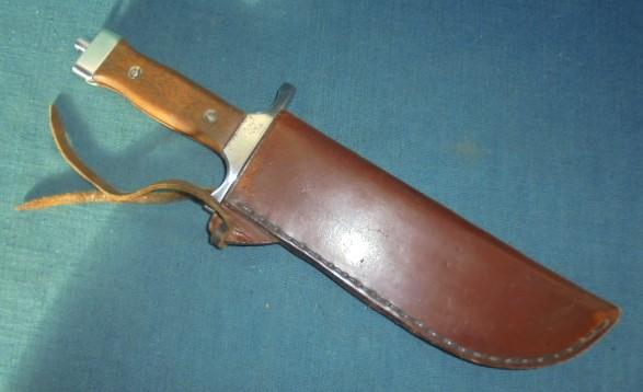 Large Unmarked Bowie Knife S/n 02393