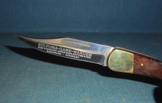 1974 Dated Puma Game-Warden Folding Knife S/n 02339