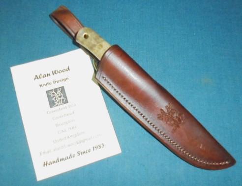 Scarce Alan Wood Bushcraft Knife S/n 02403
