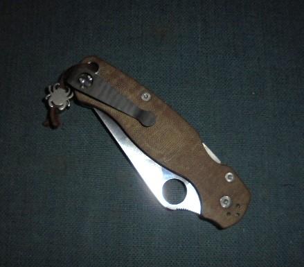Spyderco Paramilitary 2 Cruwear folding Knife S/n02447