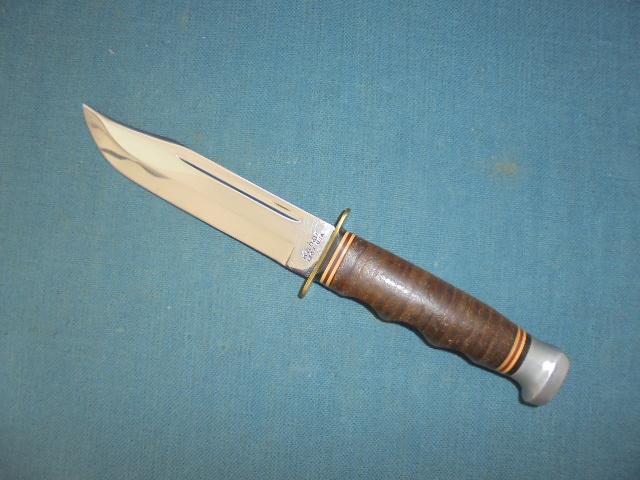 Rare Vietnam Era Ka-Bar 1207 Fighting Knife S/n 02454