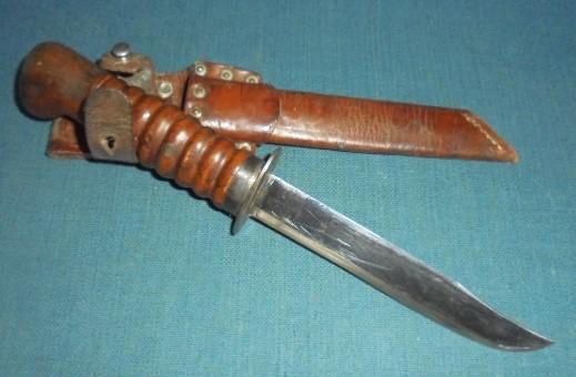 Rare WW11 Dutch Stormdolk German Conversion Fighting Knife S/n 02460