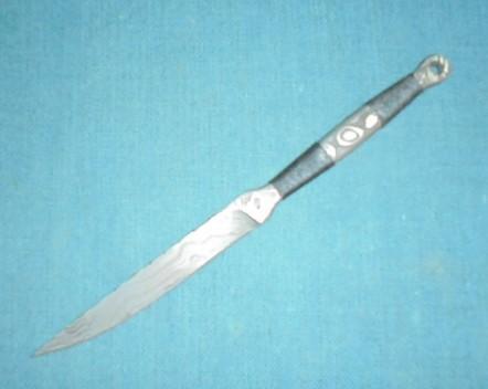 Dennis Cook Custom Damascus Knife s/n 02369
