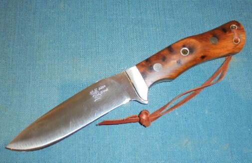Large Alan Wood Bushcraft Knife S/n 02500