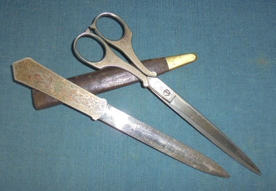 Imperial/Weimar German Scissors & Letter Opener S/n 02233