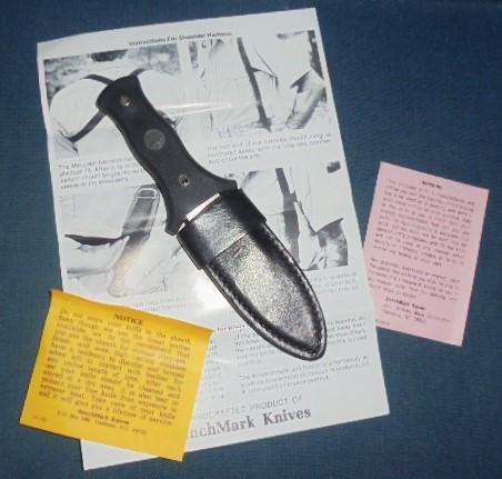 Vintage Benchmark Ninja Knife S/n 02545