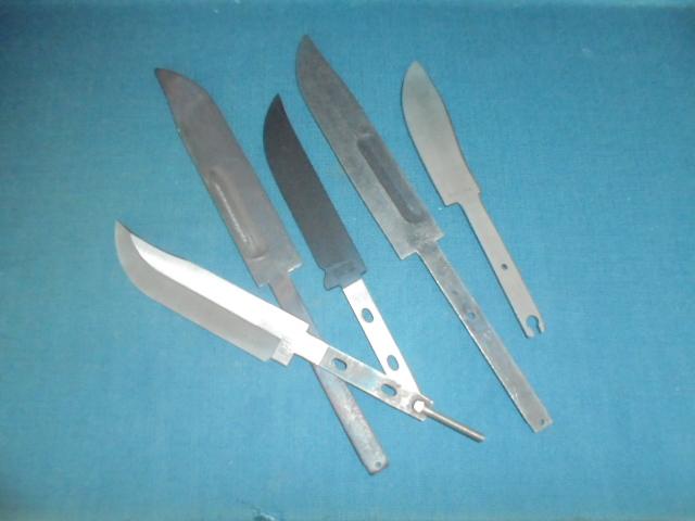 A Selection of Blank Knife Blades S/n 02853