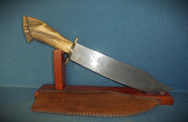 Large Handmade Bowie Knife S/n 02622