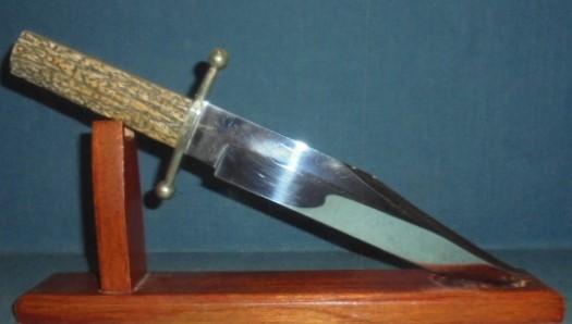 Large Lockwood Brothers Bowie Knife S/n 02641