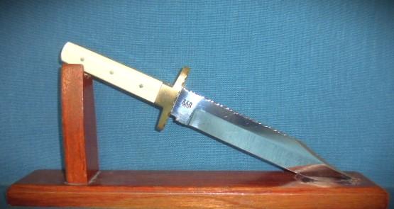 An Outstanding Arthur Wright Bowie Knife S/n 02453