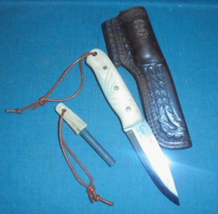 Paul Fenech Custom Made Woodlore Knife S/n 02649