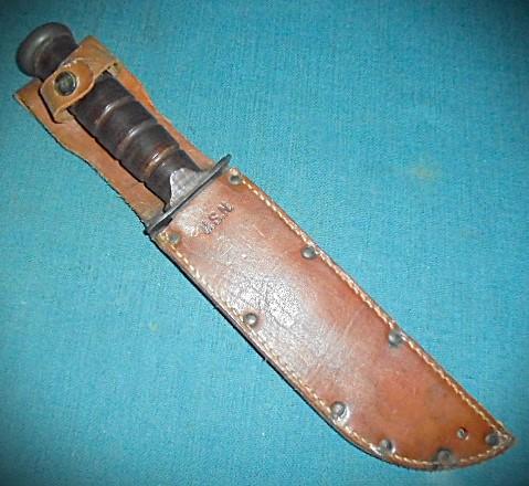 Rare WW11 U.S Navy MK11 Fighting Knife 1st type S/n 02713