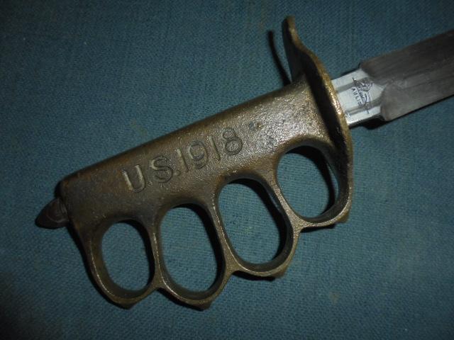 Very Rare French 1918 Knuckle knife S/n 02837