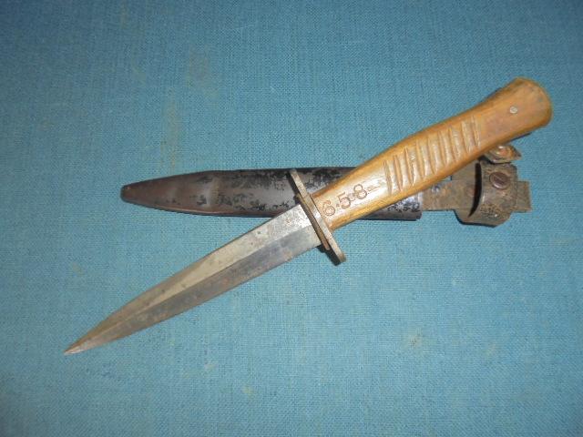 WW1 German Trench Knife Unit Marked S/n 029223