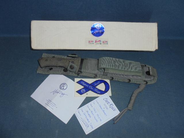 Scarce Chris Reeve Green Beret Knife S/n 02936