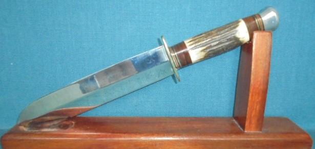 Vintage Bowie Knife S/n 02942