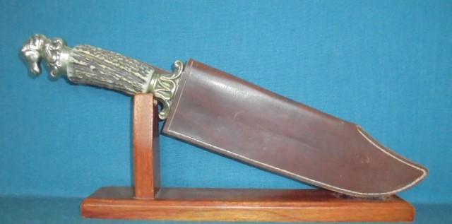 Large Fred James Bowie Knife S/n 02976