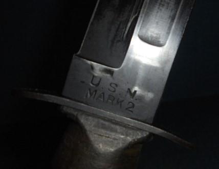 WW11 U.S. Navy Mark 11 Fighting Knife S/n 03033