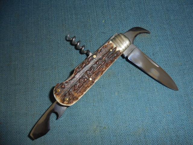Scarce Hubertus Folding Knife S/n 03038