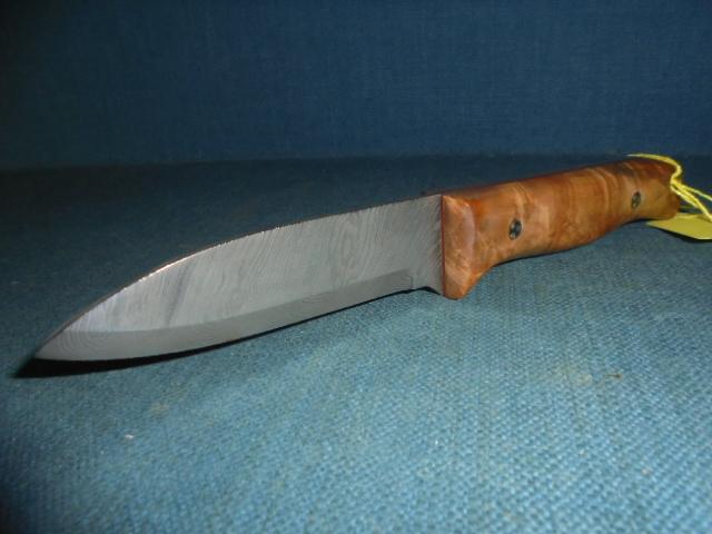 David Edwards Damascus Woodlore Knife S/n 03151