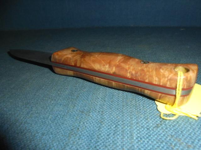 David Edwards Damascus Woodlore Knife S/n 03151