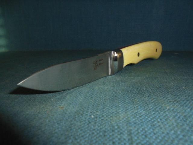 Rare Alan Wood Damascus Knife S/n 03157