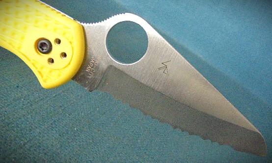 Spyderco Salt 2 Yellow Serrated Folder S/n 03160