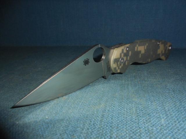 Spyderco Paramilitary 2 Camo Folding Knife S/n 03162