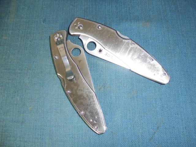 Two Spyderco Police Model Knives S/n 03164