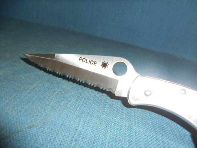 Two Spyderco Police Model Knives S/n 03164