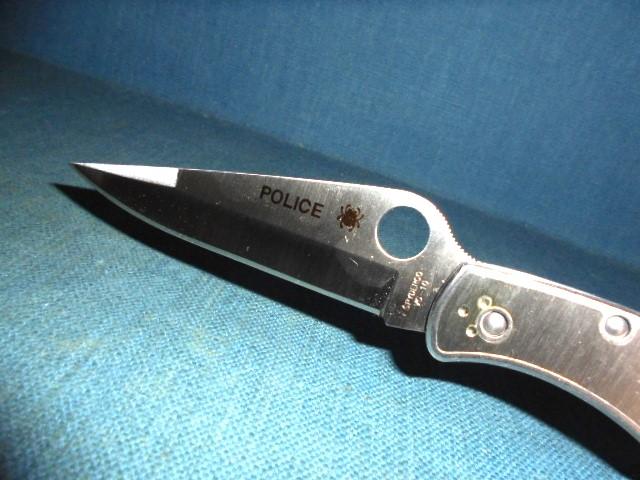 Two Spyderco Police Model Knives S/n 03164