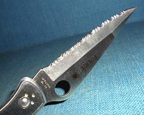 Two Spyderco Police Model Knives S/n 03164