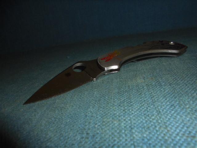 Spyderco Dragonfly Tattoo Folder S/n 03166