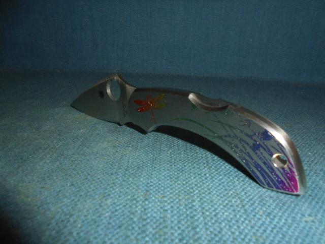 Spyderco Dragonfly Tattoo Folder S/n 03166