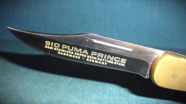 Rare 1978 Dated Puma Prince folding Knife S/n 03168