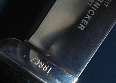 Scarce 1989 Dated Puma Forsternicker Knife S/n 03197