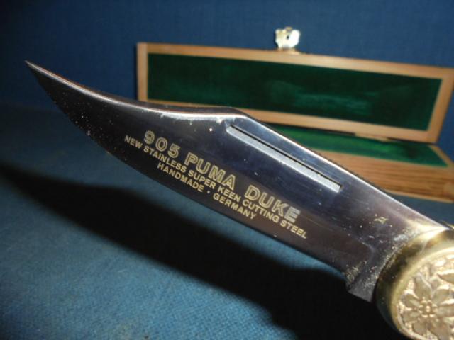 Scarce 1976 Dated Puma Duke Folding Knife S/n 03198