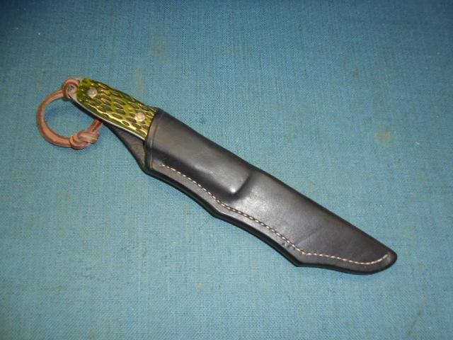 Rare Alan Wood Damascus Knife S/n 03203