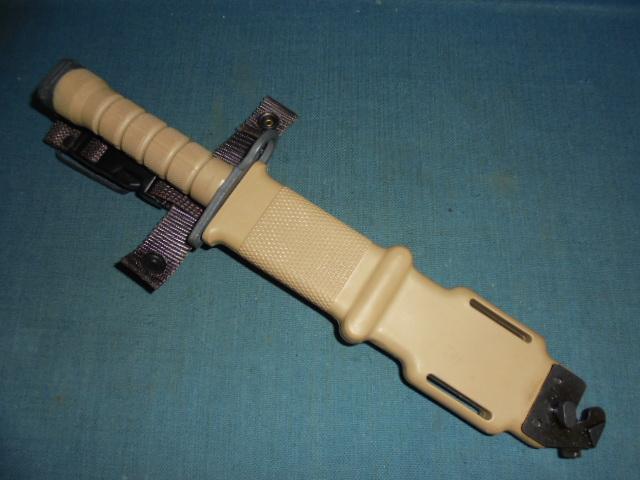 U.S. M9 Bayonet with USMC Emblem S/n 03225