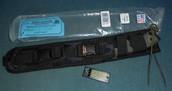 Large Tops Anaconda 9 Survival Knife S/n 03246